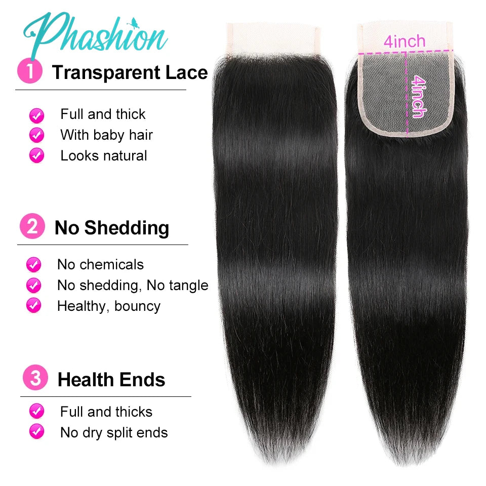 Closure & Frontal Lace Cheveux Humains Brésiliens — CLEVI Paris