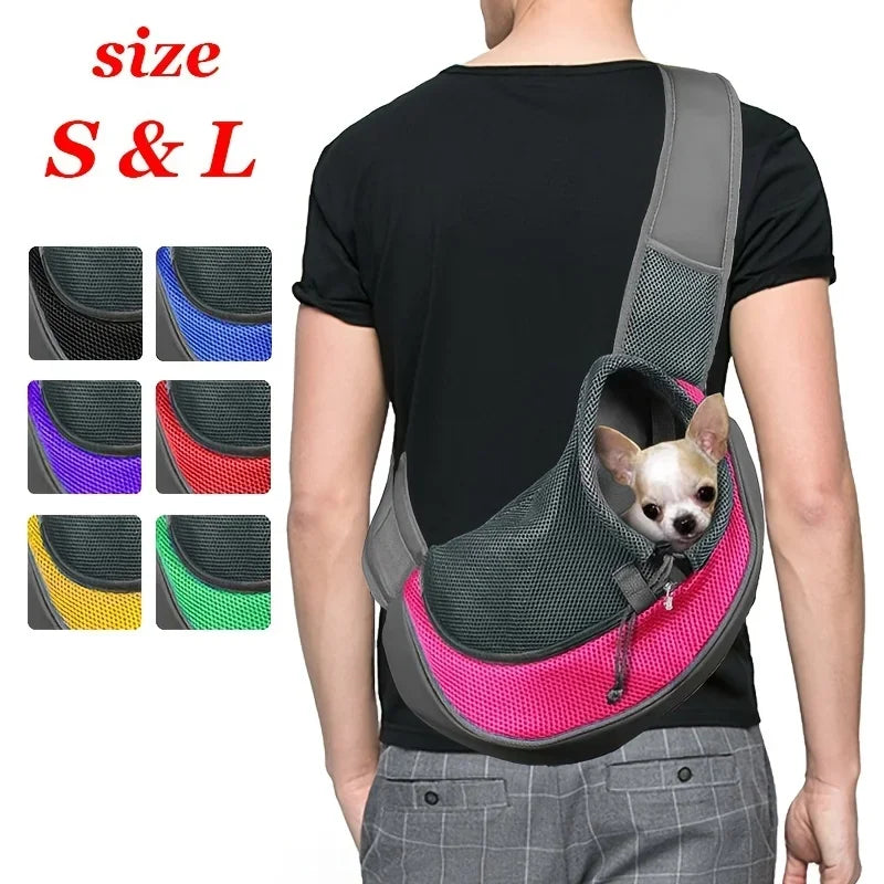 Sac de transport en maille pour chien et chat – CLEVI Paris