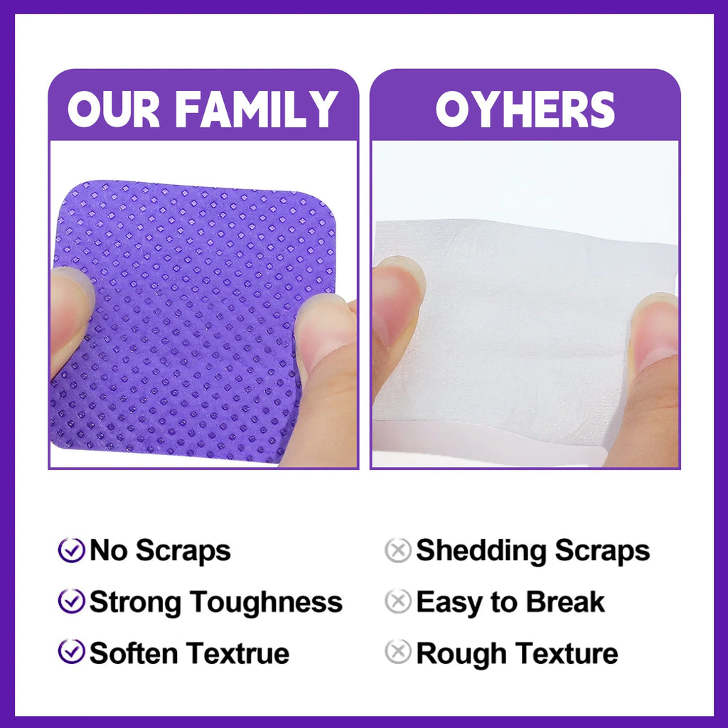 Lingettes Coton Sans Peluches – Retrait Vernis & Gel UV – CLEVI Paris