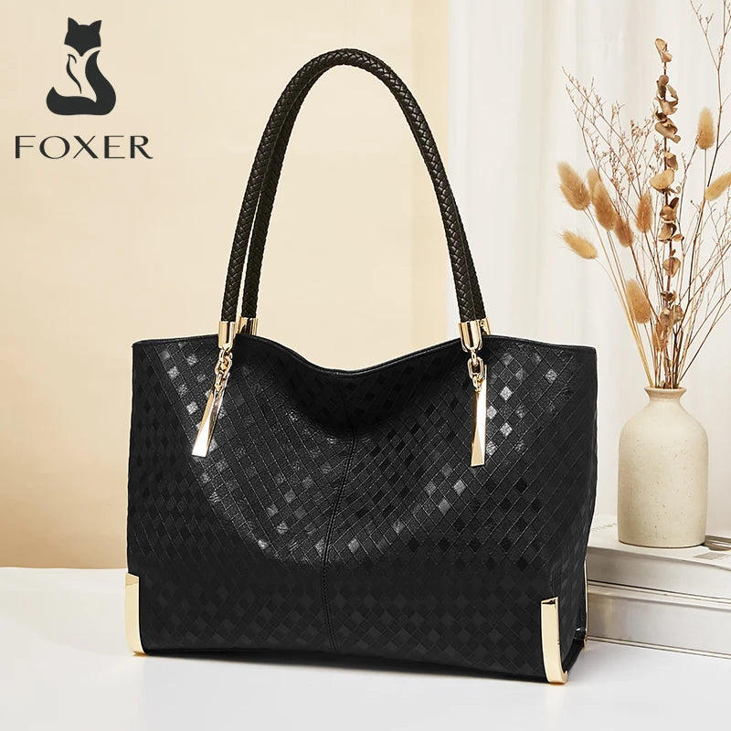 Sac à Main Cuir Véritable Femme Grande Capacité – CLEVI Paris