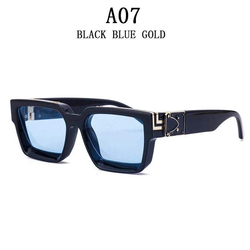 Lunettes de Soleil Carrées Vintage UV400 Unisexe – CLEVI Paris