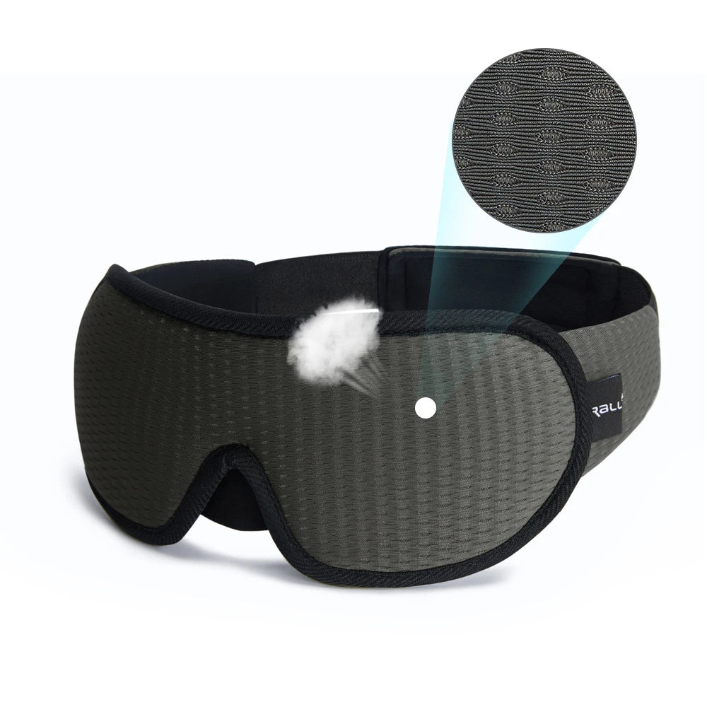 Masque de Nuit 3D Anti-Lumière Rembourré Ergonomique — CLEVI Paris
