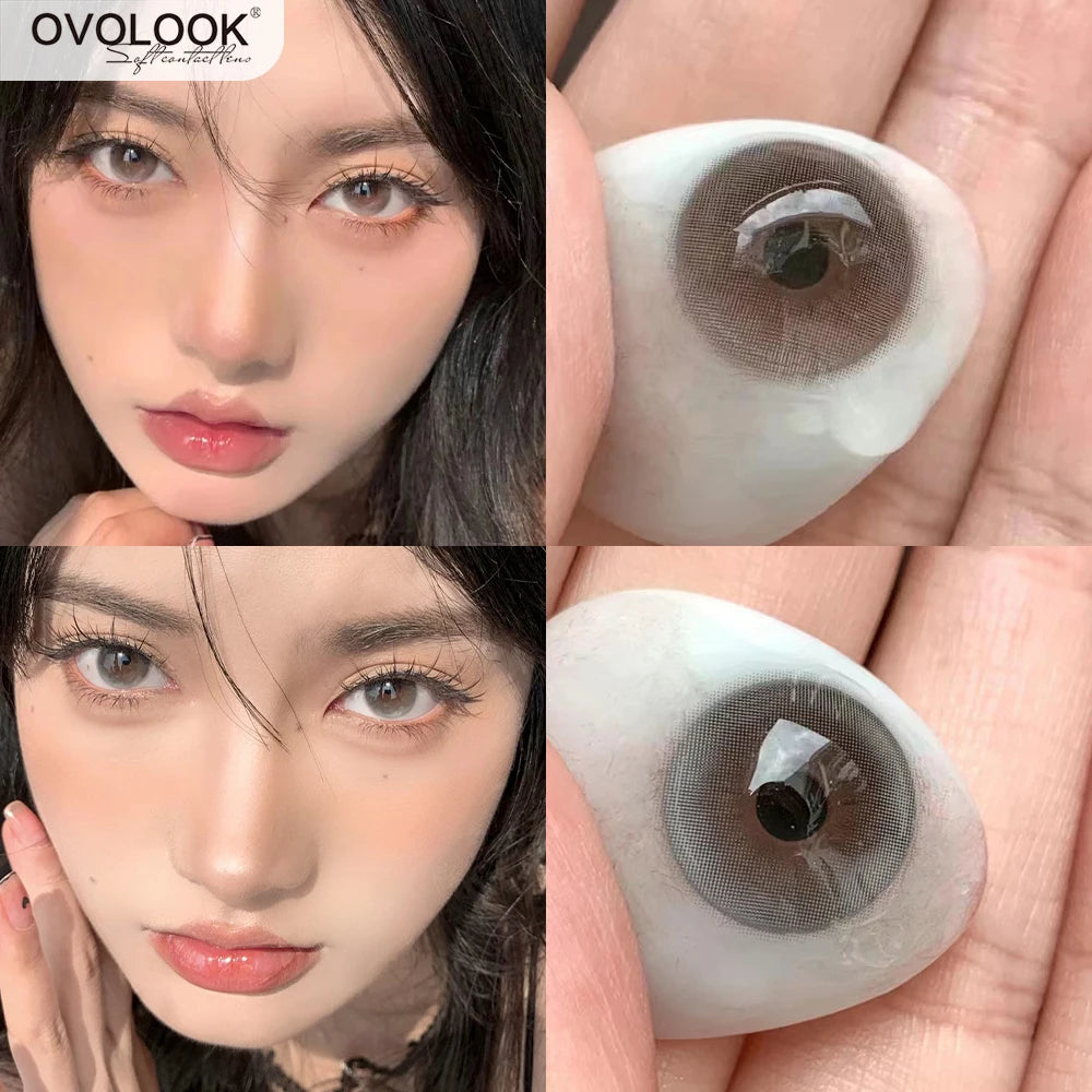 Lentilles de Contact Colorées OVOLOOK – Série Bubble | 10 Couleurs disponibles