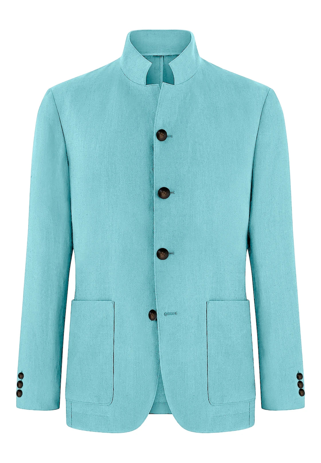 Blazer homme léger à col mandarin – CLEVI Paris