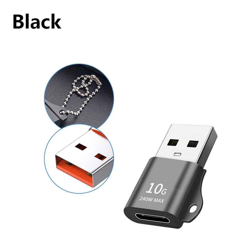 Adaptateur USB-C vers USB-A 2.0/3.0 Alliage – CLEVI Paris
