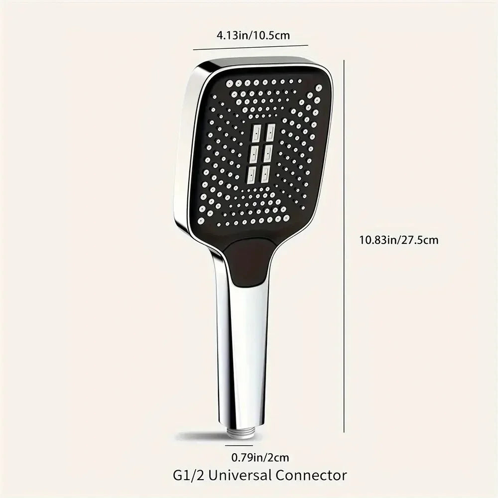 Pommeau de Douche À Main 3 Modes Haute Pression Économie d’Eau – CLEVI Paris