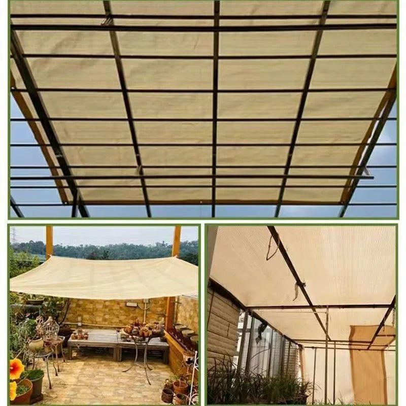 Voile d'Ombrage HDPE Anti-UV | Filet Pare-Soleil Jardin Terrasse Balcon – CLEVI Paris