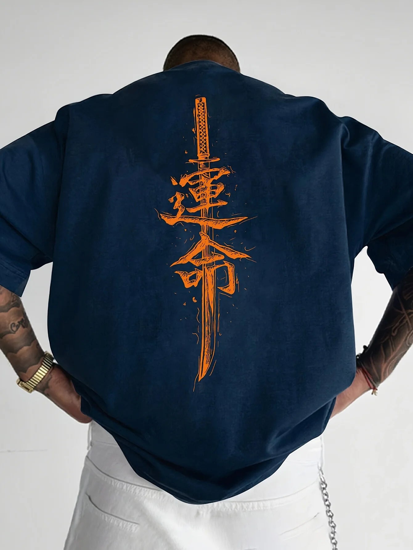T-Shirt Unisexe Imprimé Samouraï Japonais 100% Coton Manches Courtes 15 Coloris – CLEVI Paris