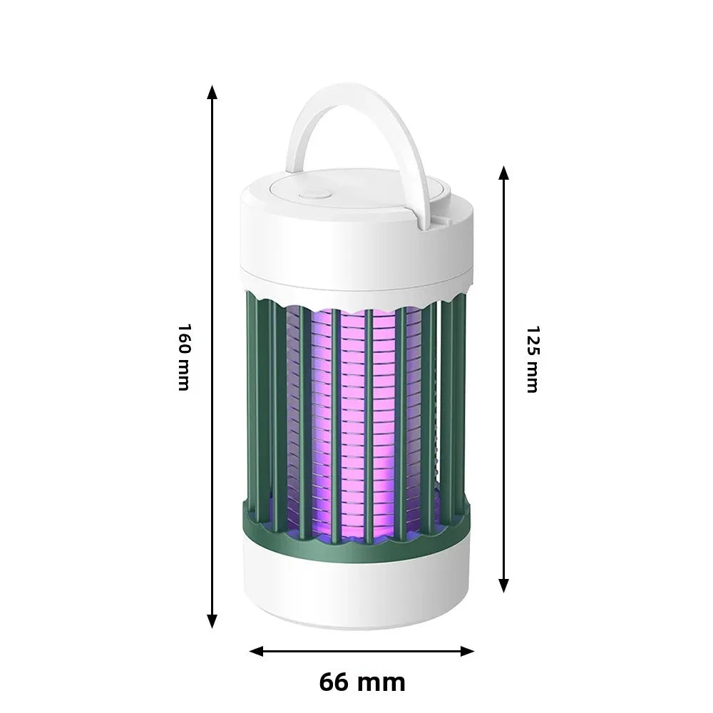 Lampe Anti-Moustiques UV 365-400nm | Rechargeable TYPE-C Veilleuse Silencieuse 35dB Camping – CLEVI Paris
