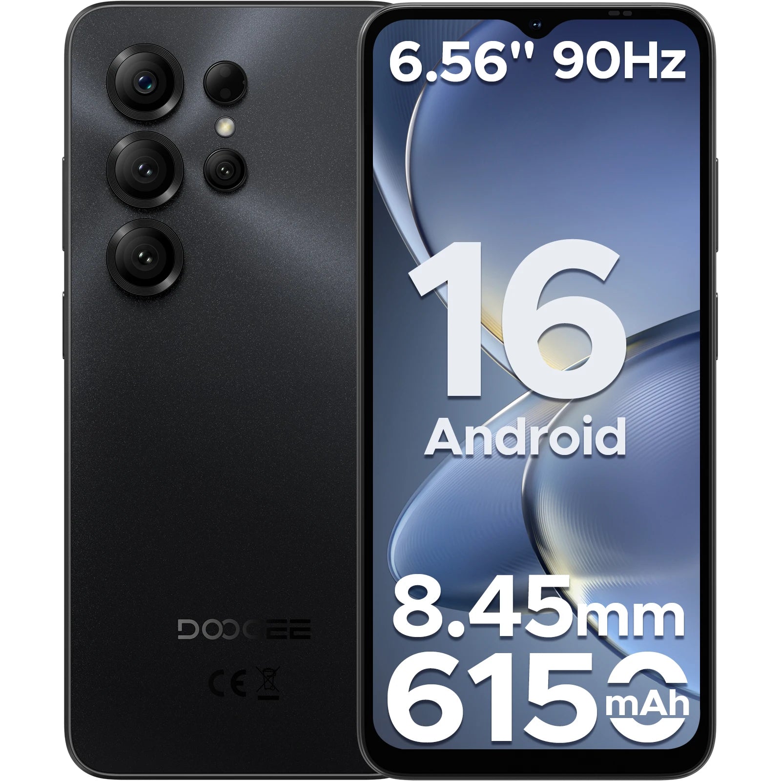 DOOGEE Note56 X Smartphone Android 16 6,56" IPS 90Hz 6150mAh 4G 64Go – CLEVI Paris