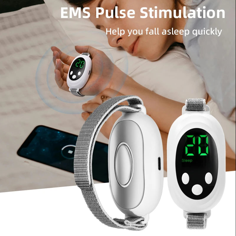 Appareil de Massage EMS Anti-Insomnie – Aide au Sommeil par Microcourant – CLEVI Paris