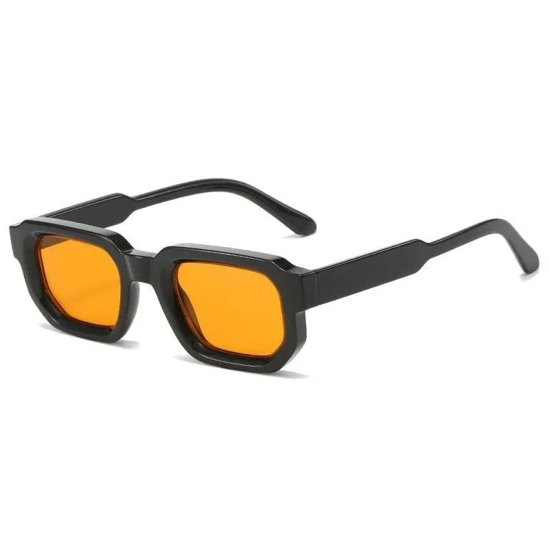 Lunettes de Soleil Carrées Retro Verres Transparents UV400 Unisexe 11 Coloris – CLEVI Paris