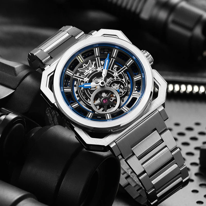 Montre Mécanique Homme YELANG V1216 – Miyota 8N40, Saphir AR, Lumineux T100 & Étanche 100m