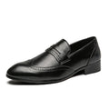 Mocassin Brogue Homme Cuir Véritable – Chaussure de Conduite Mariage Mode – CLEVI Paris