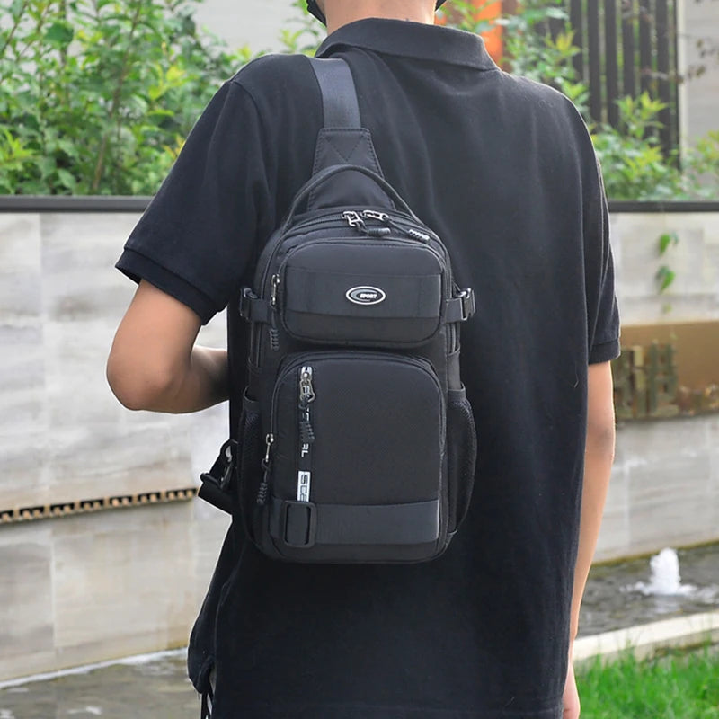 Sac Crossbody Homme Oxford Léger Grande Capacité Multiport – CLEVI Paris