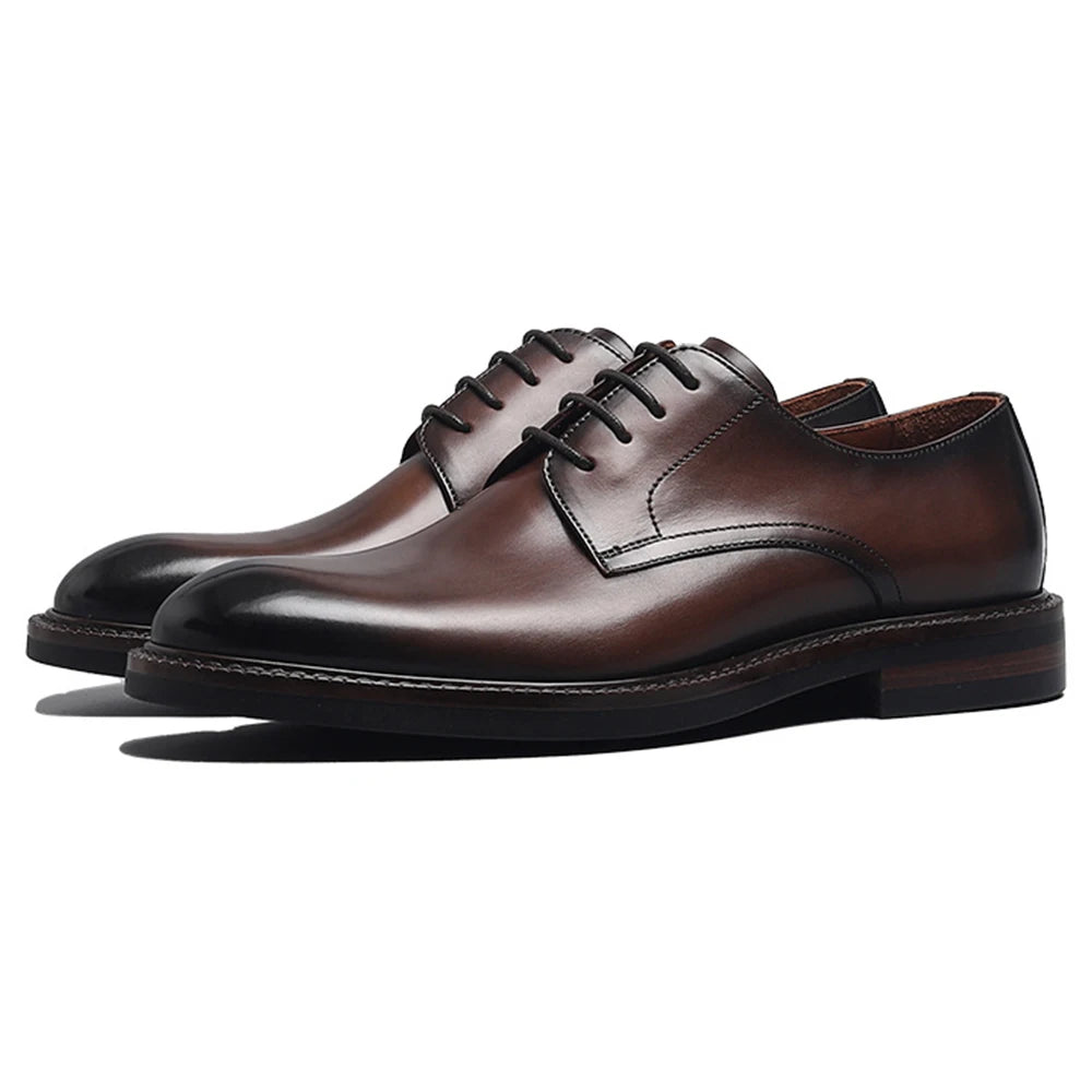 Oxford Derby Homme Cuir Vache Business Mariage Respirant – CLEVI Paris
