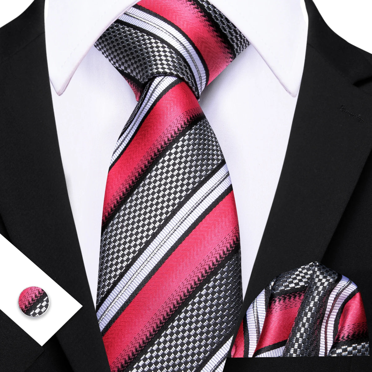 Ensemble cravate homme floral – CLEVI Paris