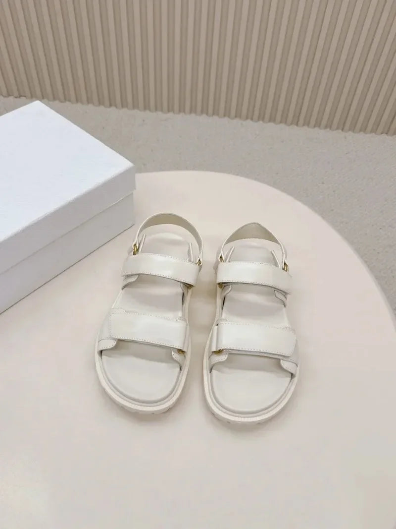 Sandales femme romaines à brides réglables – CLEVI Paris