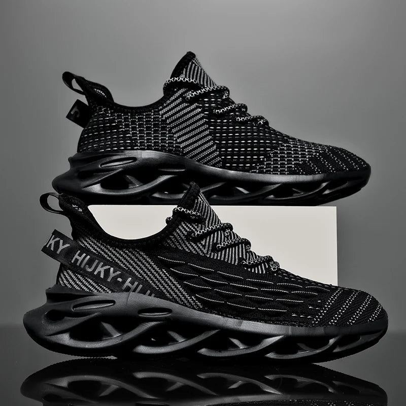 Sneakers Homme Flyknit Respirants Semelle Caoutchouc — Running & Casual | CLEVI Paris