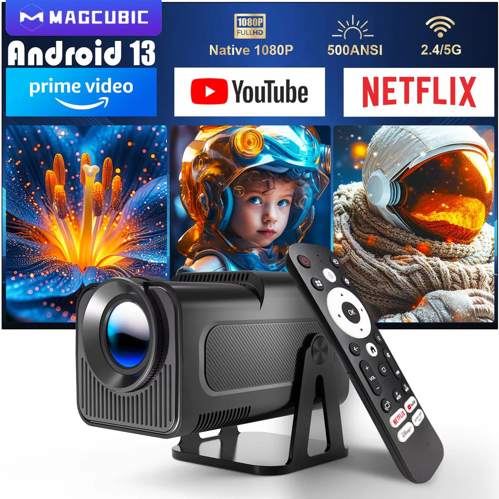 Magcubic HY320 NTV Projecteur Android 13 1080P 500 ANSI Netflix Prime YouTube WiFi BT 5.2 – CLEVI Paris
