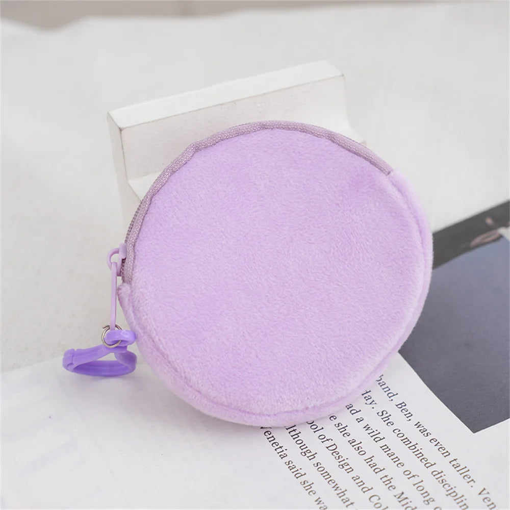 Porte-Monnaie Peluche Rond Kawaii — CLEVI Paris