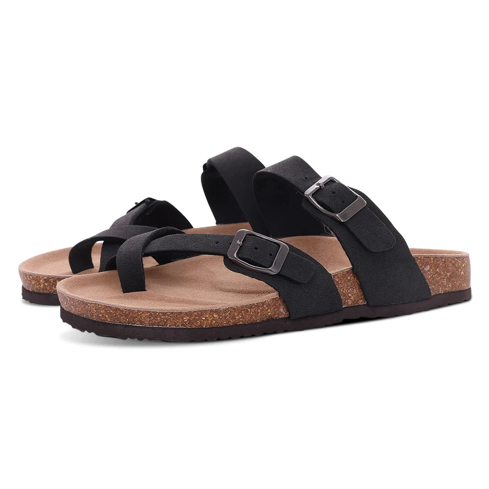 Mules Clogs Daim & Liège Style Britannique | Mixte EU 36-46 Multicolore