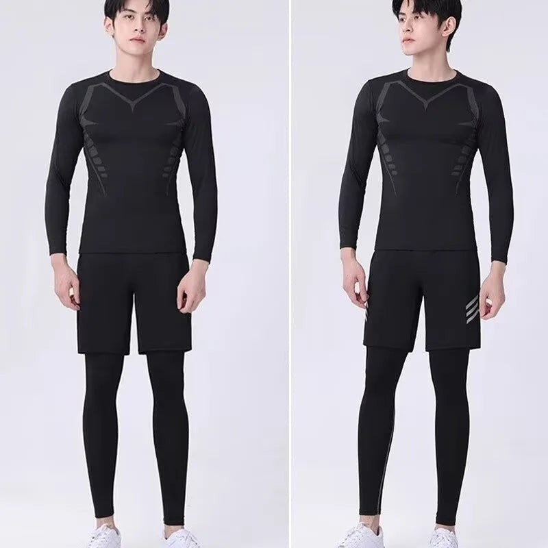 T-shirt Sport Compression Homme | Running, Fitness & Gym, Polyester Séchage Rapide – CLEVI Paris