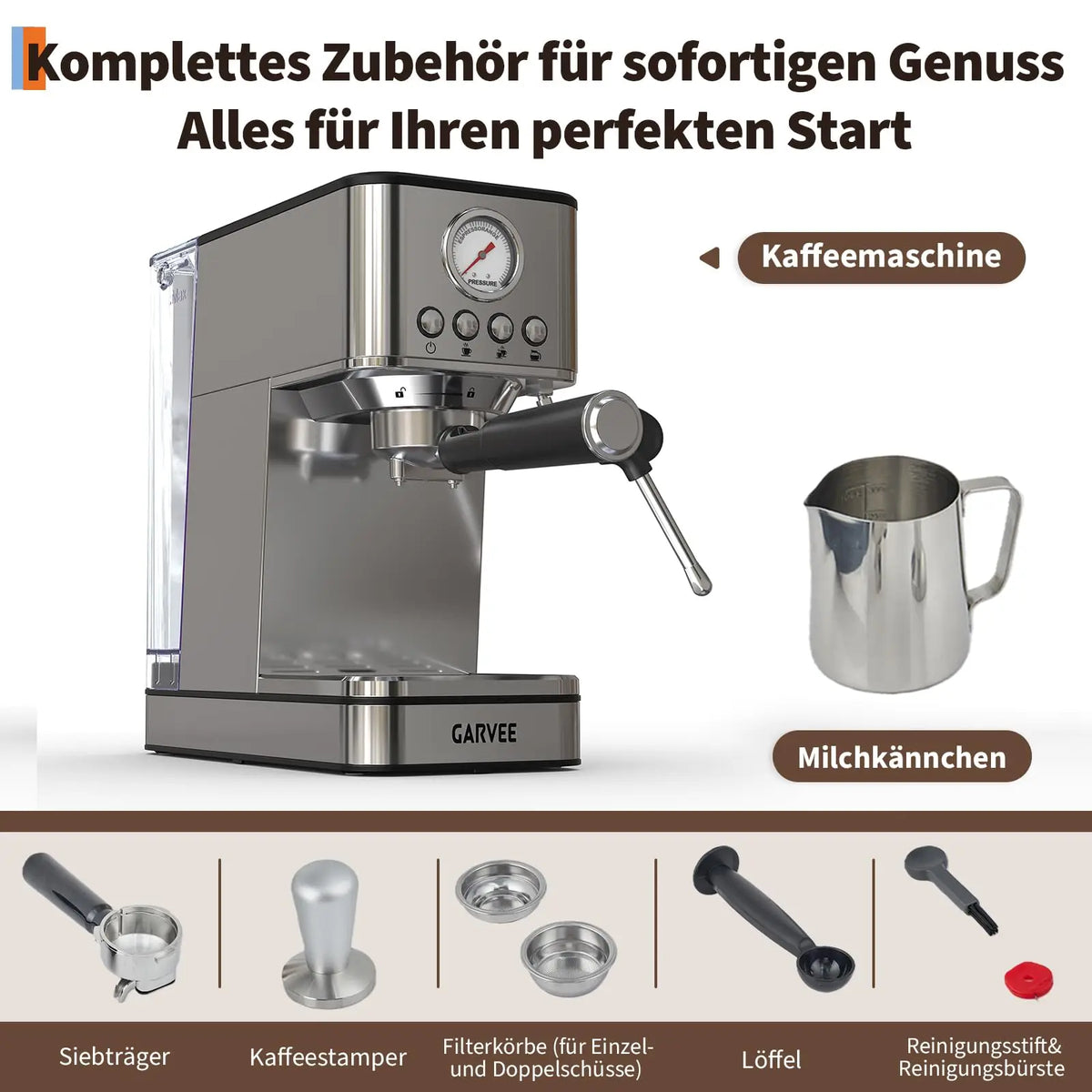 Machine à expresso Acekool 1,7 L – CLEVI Paris
