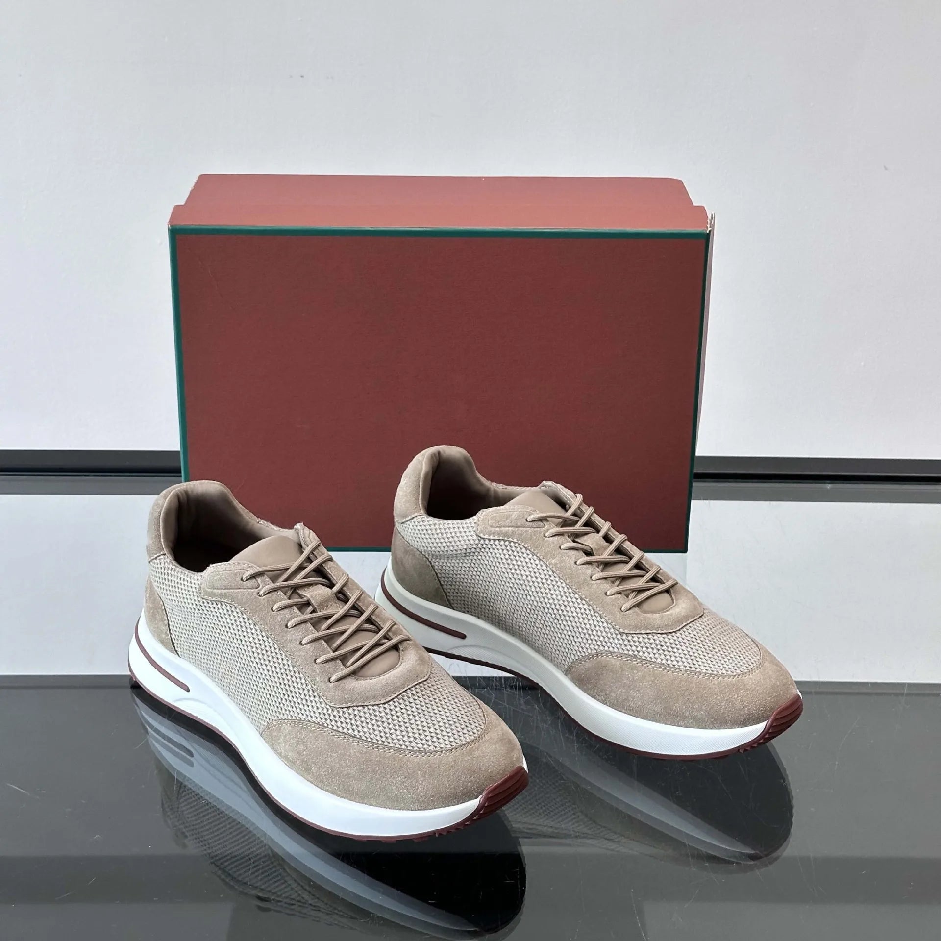 Sneakers Homme Cuir Dad Shoes Respirantes – CLEVI Paris