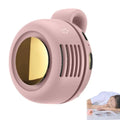 Mini Ventilateur Portable Sans Lames USB – 60 Pales, Flux 360°, Silencieux, Batterie 900mAh – Rose / Blanc / Vert