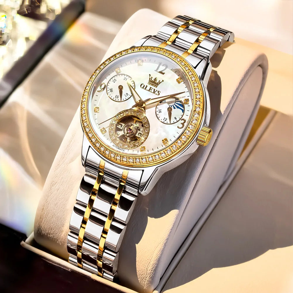 Montre automatique femme OLEVS 6750 – CLEVI Paris