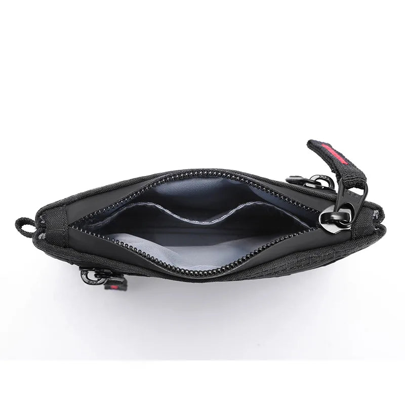 Porte-Cartes RFID Nylon Slim Homme — Mousqueton, Clip Ceinture ou Fermeture Éclair, Multi-Coloris | CLEVI Paris