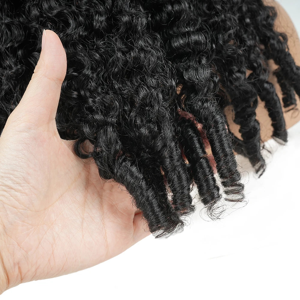 Perruque bouclée longue, cheveux humains – CLEVI Paris