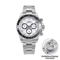 SUGESS Montre Automatique Homme Chronographe Peacock SL-4801 Saphir Acier 39mm 50m – CLEVI Paris