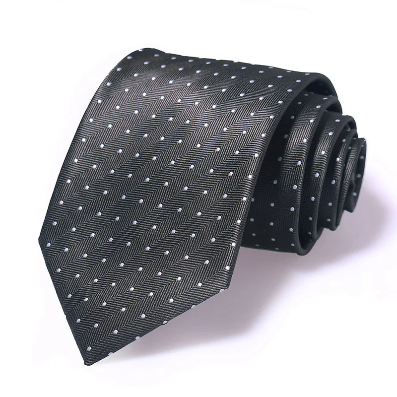 Cravate homme à pois 8 cm – CLEVI Paris