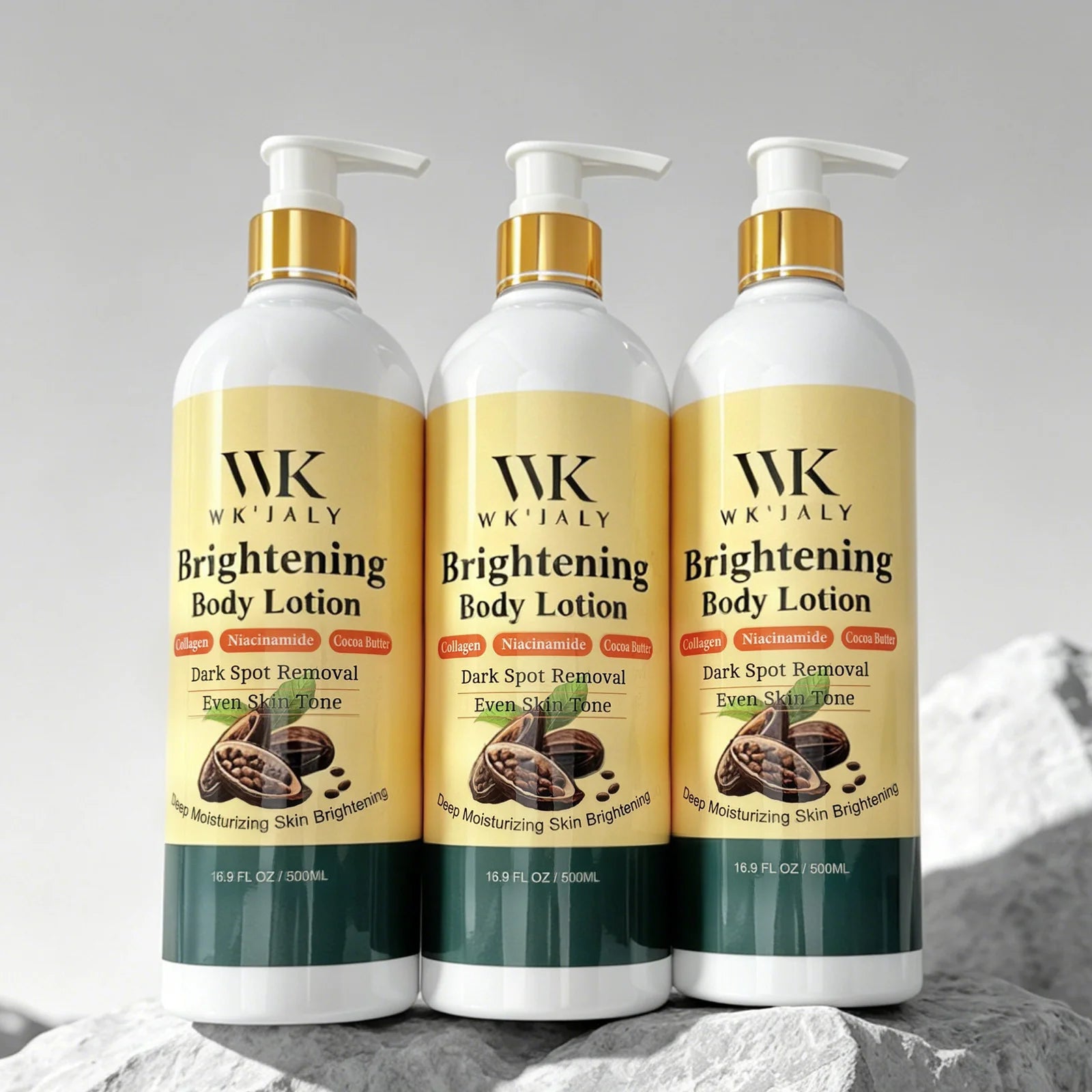 Kit Soin Éclat WK JALY – Lotion Collagène & Sérum Niacinamide – CLEVI Paris