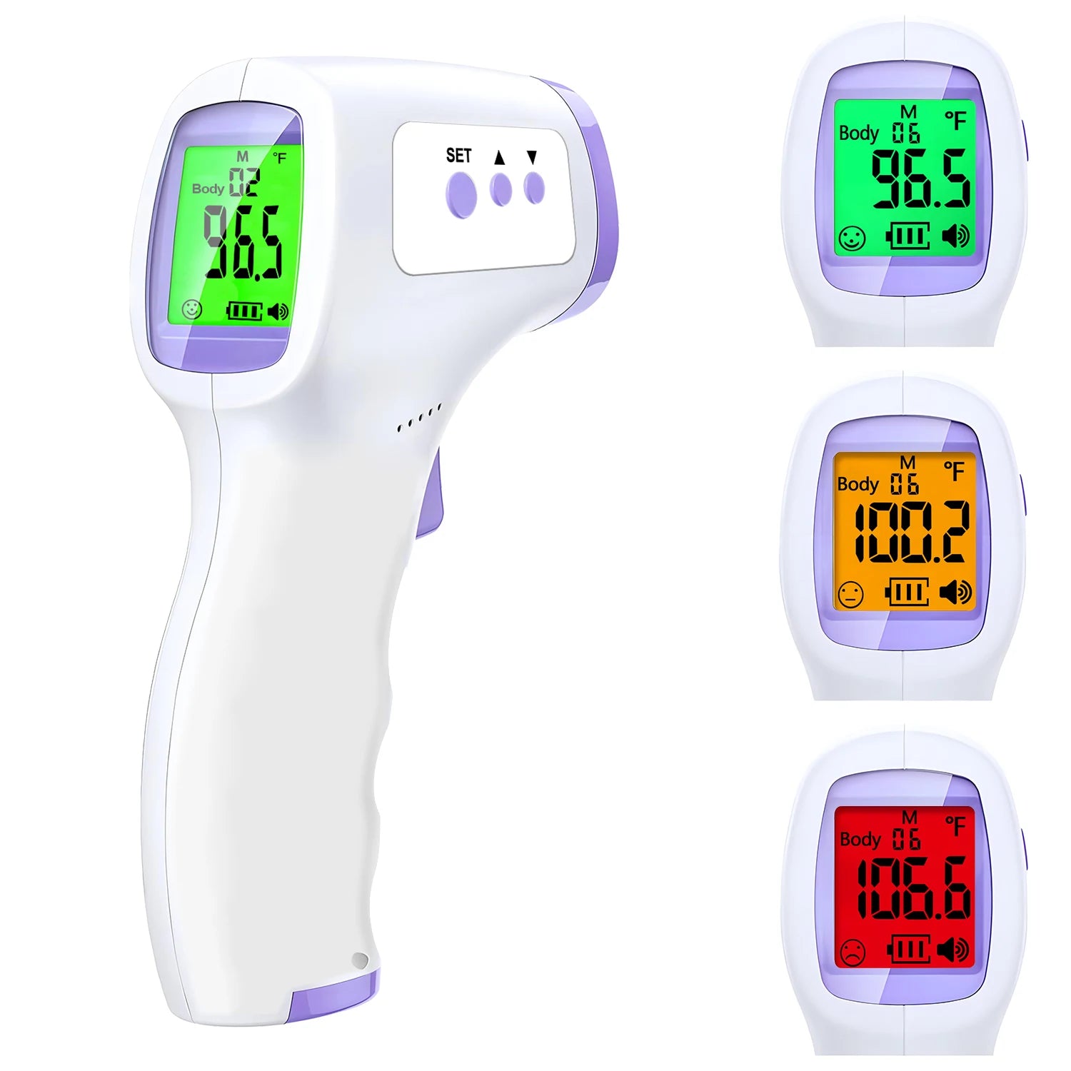 Digital Infrared Thermometer Forehead Body Non-Contact — CLEVI Paris