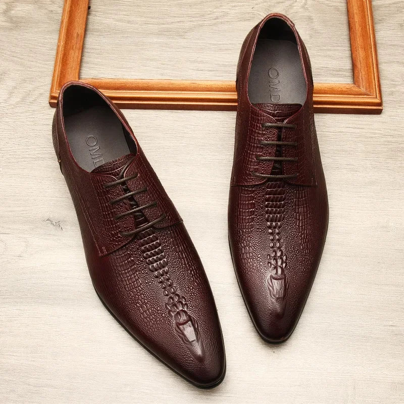 Oxford Homme Cuir Véritable Multi-Style – CLEVI Paris