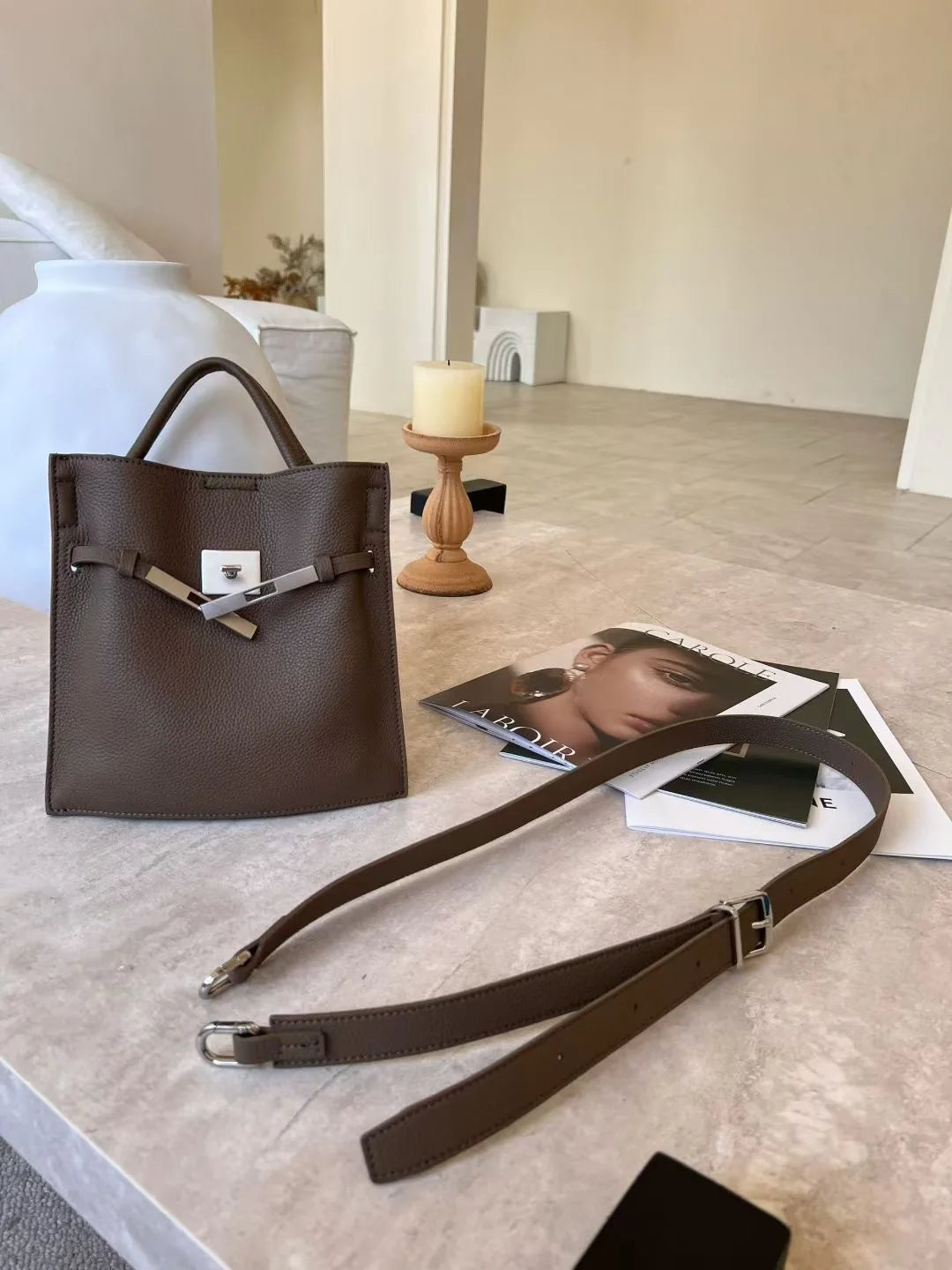 Sac Seau Femme Cuir Vachette Première Couche Style Médiéval – CLEVI Paris