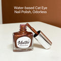 Vernis Œil de Chat WA509 Marron – Base d'Eau Sans UV & Magnétique – CLEVI Paris