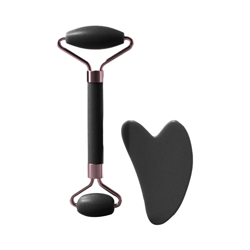 Rouleau Massage Facial en Résine — Visage, Cou & Yeux, Gua Sha Roller, Multi-Coloris | CLEVI Paris