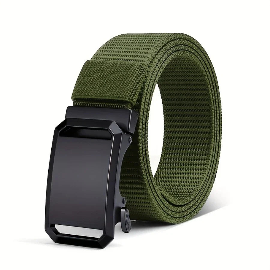 New Automatic Buckle Belt, Canvas Tactical Workwear — CLEVI Paris
