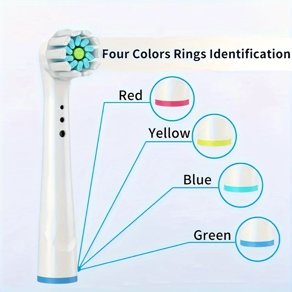 Têtes de Brosse à Dents Compatibles Oral‑B – Lot 4/12/16/20 – CLEVI Paris