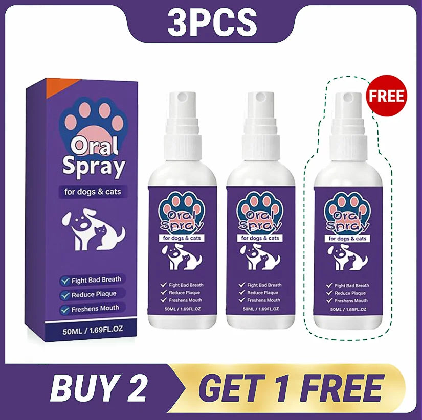 Spray bucco-dentaire pour chiens et chats – CLEVI Paris