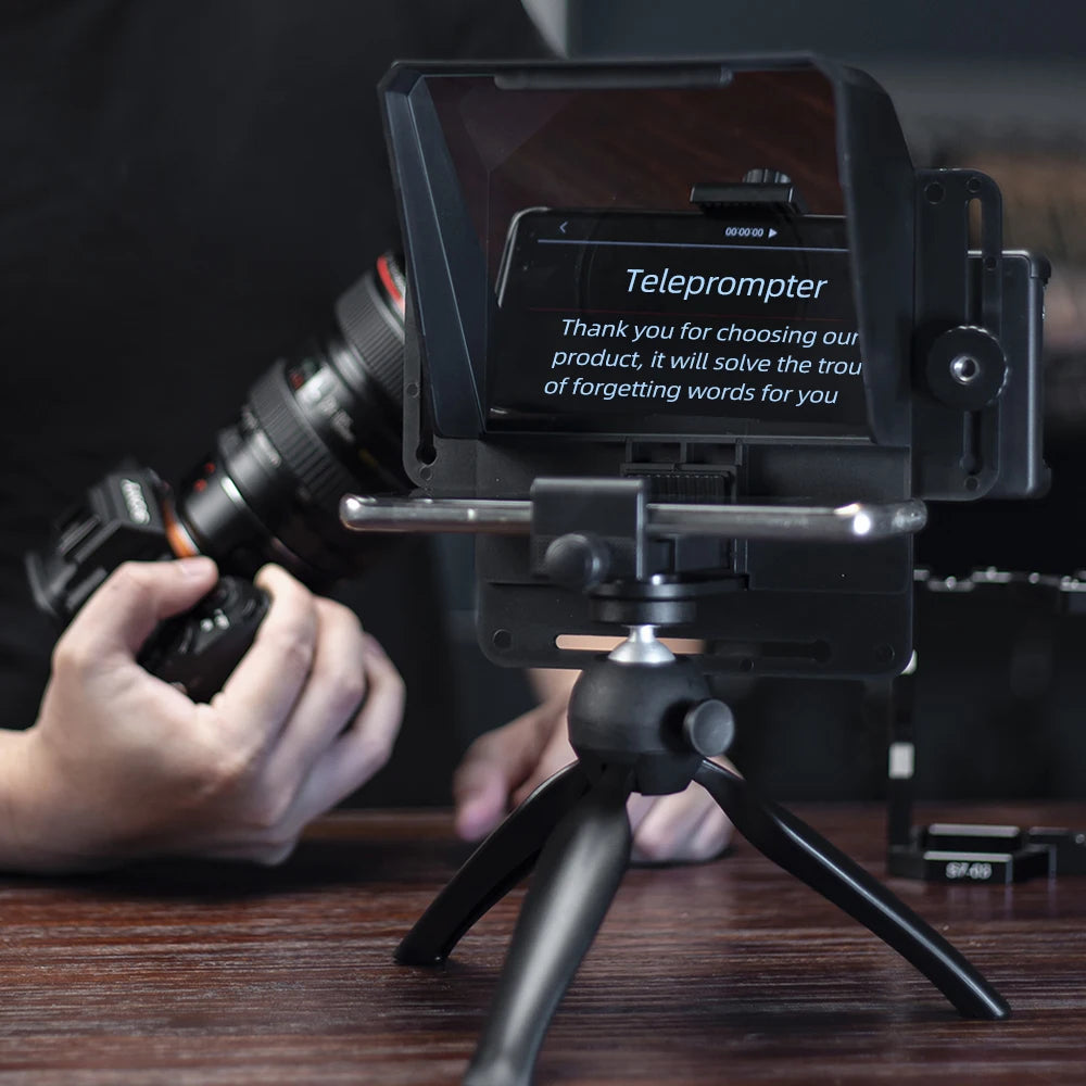Télésouffleur Portable AMBITFUL T1 Mini – Smartphone & DSLR, Télécommande Bluetooth