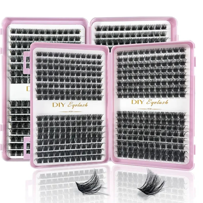 Kit de cils individuels DIY 384 pièces – CLEVI Paris