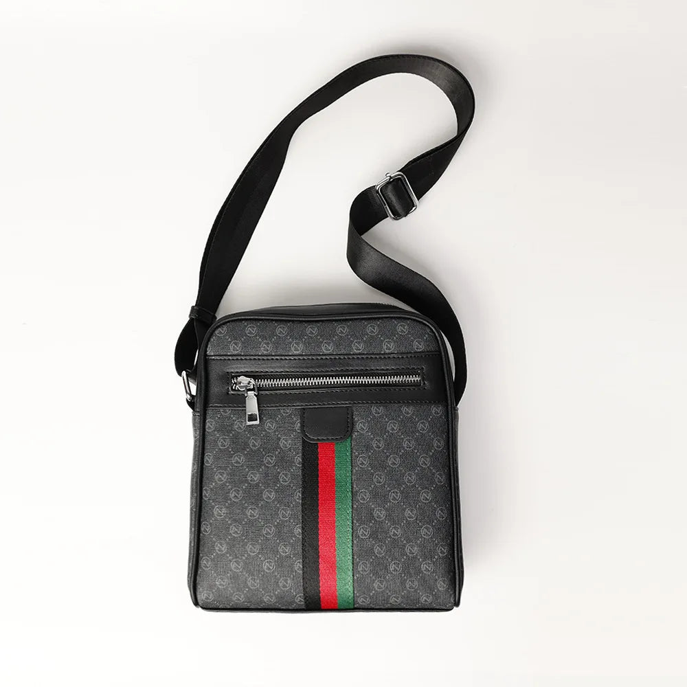 Sac Bandoulière Homme PU Léger – Sac Crossbody Sport & Casual, Poche Téléphone – CLEVI Paris
