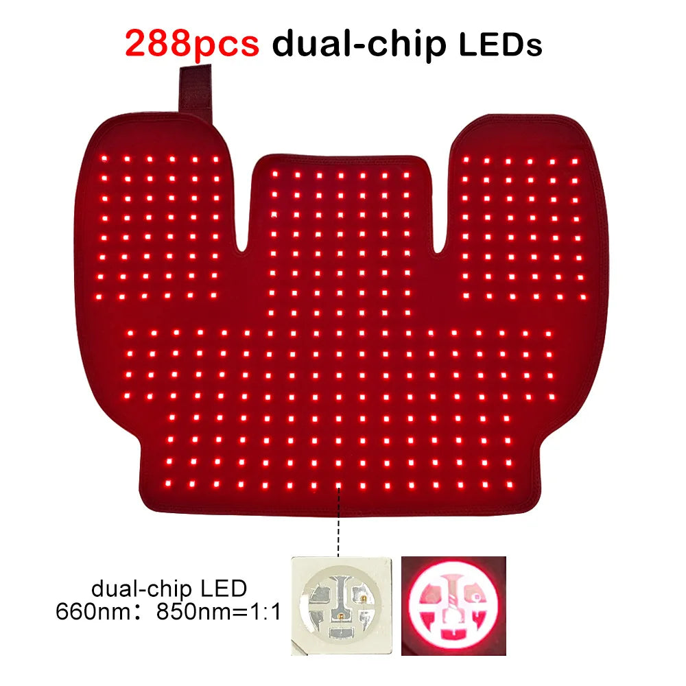 Coussin de luminothérapie rouge cou et épaules – CLEVI Paris