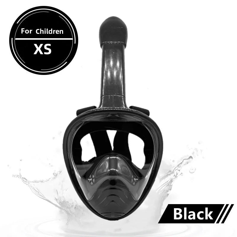 Masque de Plongée Plein Visage Anti-Buée – Snorkeling Adulte & Enfant