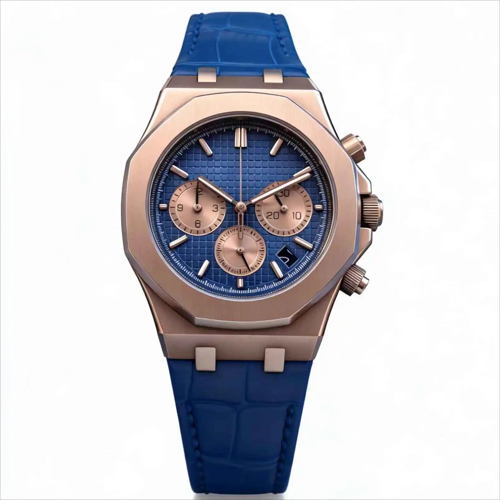 Montre Homme Automatique Acier 904L 42mm Bracelet Acier Verre Minéral 3 ATM Luxe Artisanal 12 Coloris – CLEVI Paris